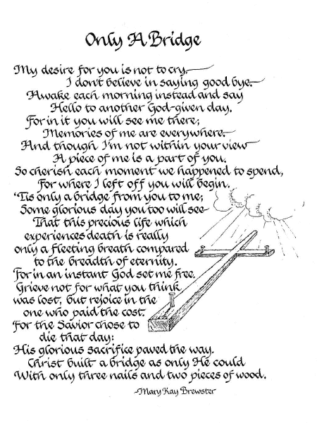 Only A Bridge, a poem
