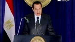 Egyptian President Hosni Mubarak