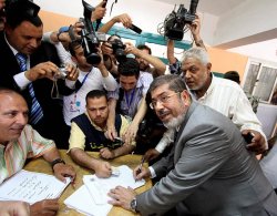 Mohamed Morsi of the Muslim Brotherhood