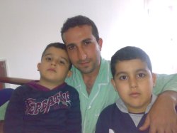 Pastor Youcef Nadarkhani with two sons