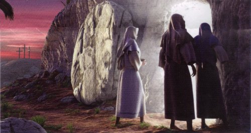Three Women at Jesus' Tomb