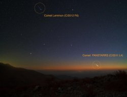 Comet Lemmon and Commet Pan-STARRS