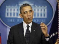 Barack Obama applauding the nuclear option in the Senate