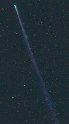 Comet ISON's super tail