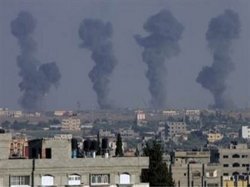 Gaza airport under attack