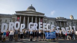 Drop Greece's Debt protestors
