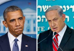 Barack Obama and Benjamin Netanyahu