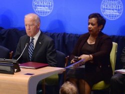 Vice-President Joe Biden and Attorney General Loretta Lynch