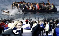 Syrian refugees entering European society