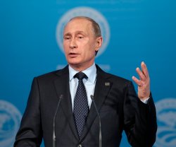 Vladimir Putin with halo