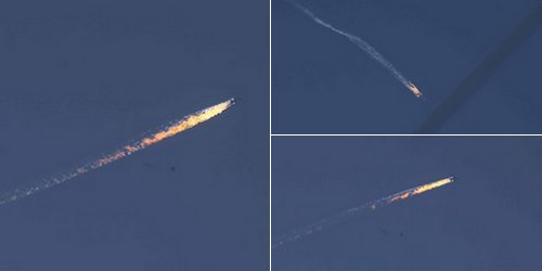 Russian plane shot down by Turkey