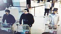 Three terror suspects at the Brussels Airport