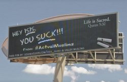 Billboard in Phoenix sponsored by the Muslim nonprofit group Sound Vision