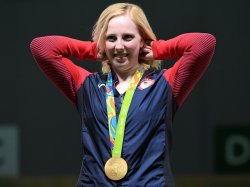 Ginny Thrasher, women's air rifle gold medalist