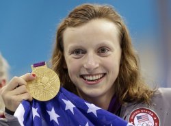 Katie Ledecky, women's 400m freestyle gold medalist