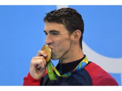 Michael Phelps, men's 200m butterfly gold medalist