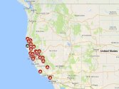 California wildfire map