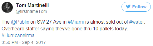 Water shortages in Miami