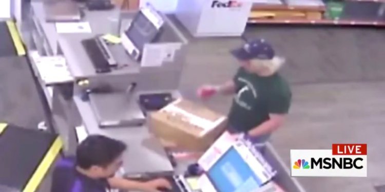 Surveillance footage of Mark Anthony Conditt, the Texas bombing suspect.