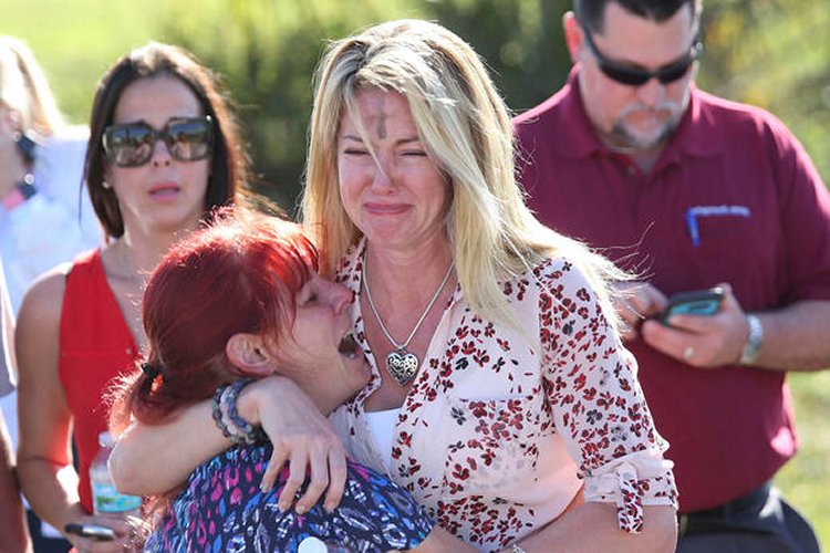 Distressed family waiting for news