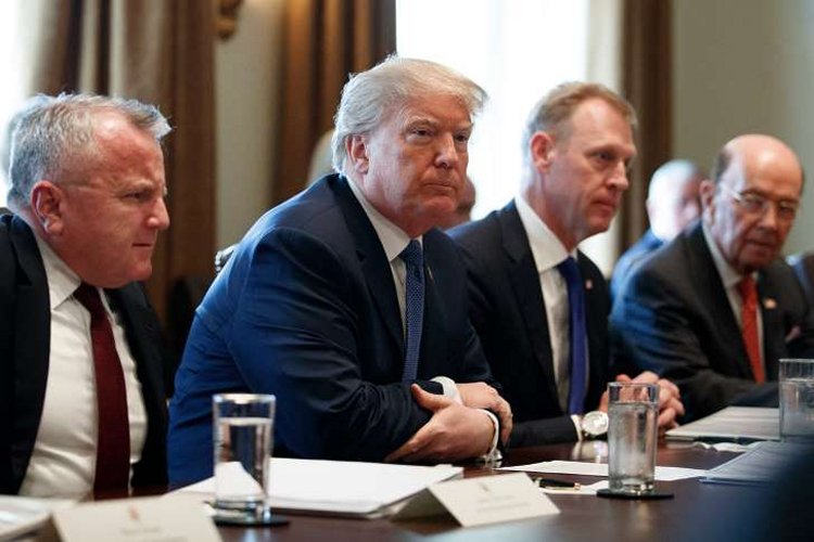 President Trump said at a cabinet meeting on Monday that he would make a decision in the next 24 to 48 hours about whether to retaliate militarily to the chemical weapons attack in Syria.Published OnApril 9, 2018CreditImage by Tom Brenner/The New York Times
