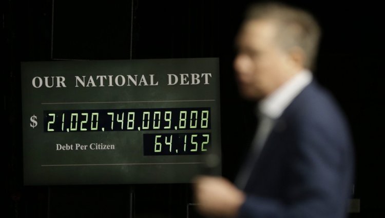 Federal borrowing has been on the rise again since February, when Congress passed legislation to suspend the debt ceiling. (Mark HumphreyAP)