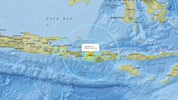 7.0 earthquake near Bali, Indonesia