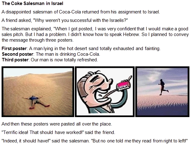 The Coke Salesman in Israel