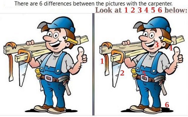 Differences Between the Carpenter Pictures