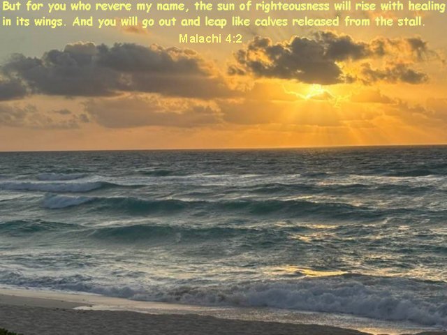 Sun of righteousness