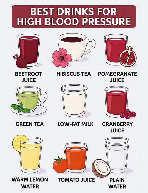 Best drinks for high blood pressure