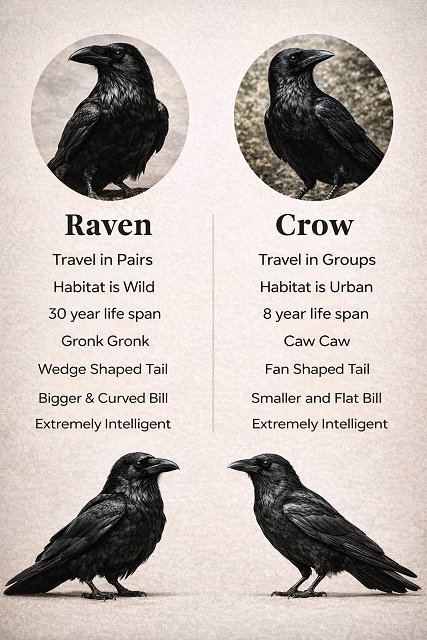 Raven and Crow