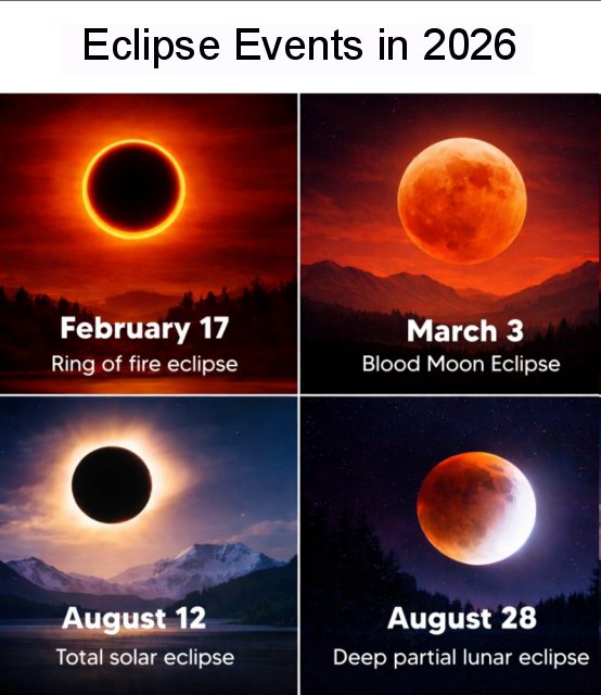 Eclipse events in 2026