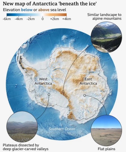 Antarctica beneath the ice