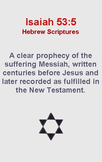 Isaiah 53:5