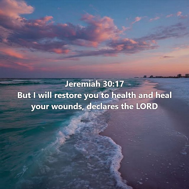 The Lord will restore you