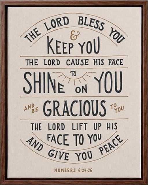 The Lord bless you