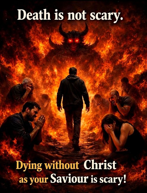 Dying without Christ as Savior is scary