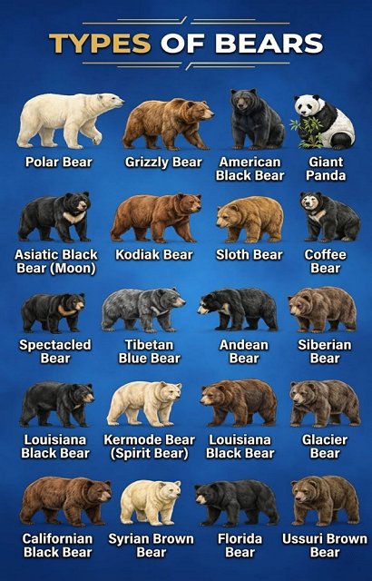 Types of bears