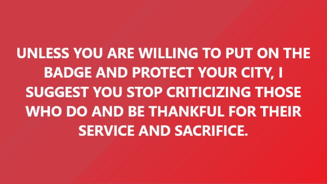 Stop criticizing and be thankful