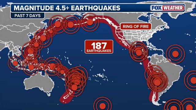 Magnitude 4.5 earthquakes