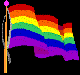 Rainbow Flag 1: 80 x 75