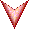 Red/Pink Arrow Down: 58 x 58