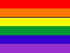 Rainbow Flag 1: 100 x 75