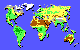 World Map: 80 x 50