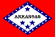 Arkansas State Flag: 110 x 73