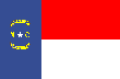 North Carolina State Flag: 110 x 72