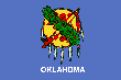 Oklahoma State Flag: 110 x 73