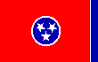 Tennessee State Flag: 110 x 70