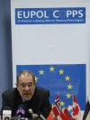 Javier Solana at the EU Police Co-ordinating Office for Palestinian Police Support (EUPOL COPPS)